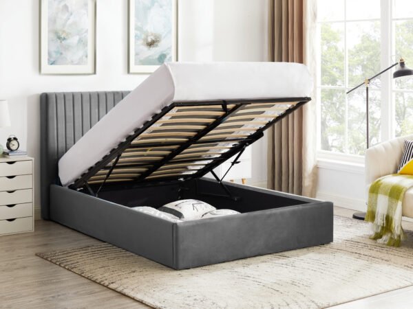 Smoked Grey Ottoman