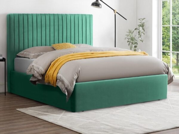 Teal Ottoman